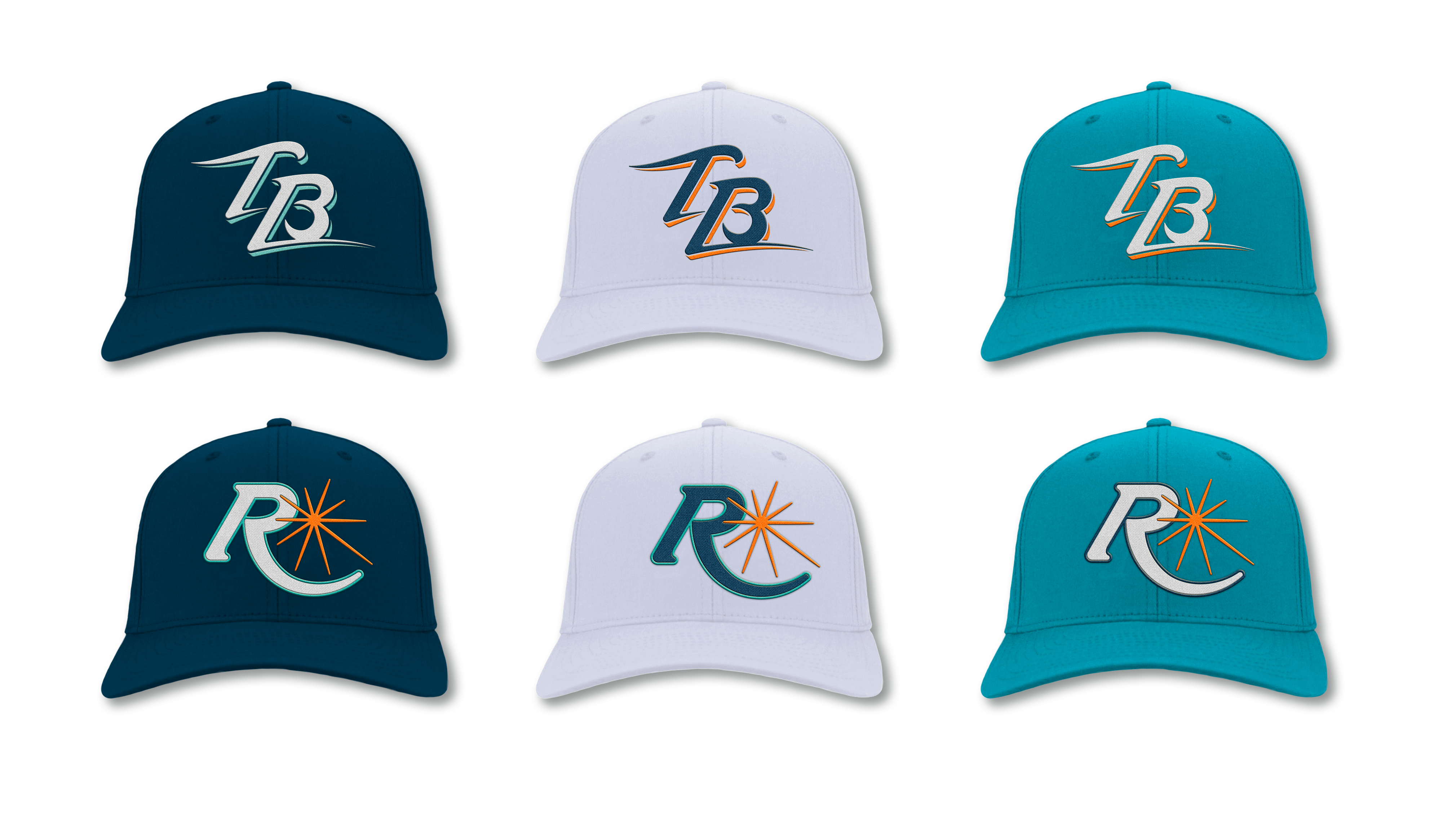 Tampa Bay Rays Baseball Cap Mockups