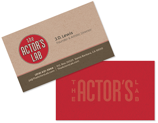 Business Cards for The Actor's Lab