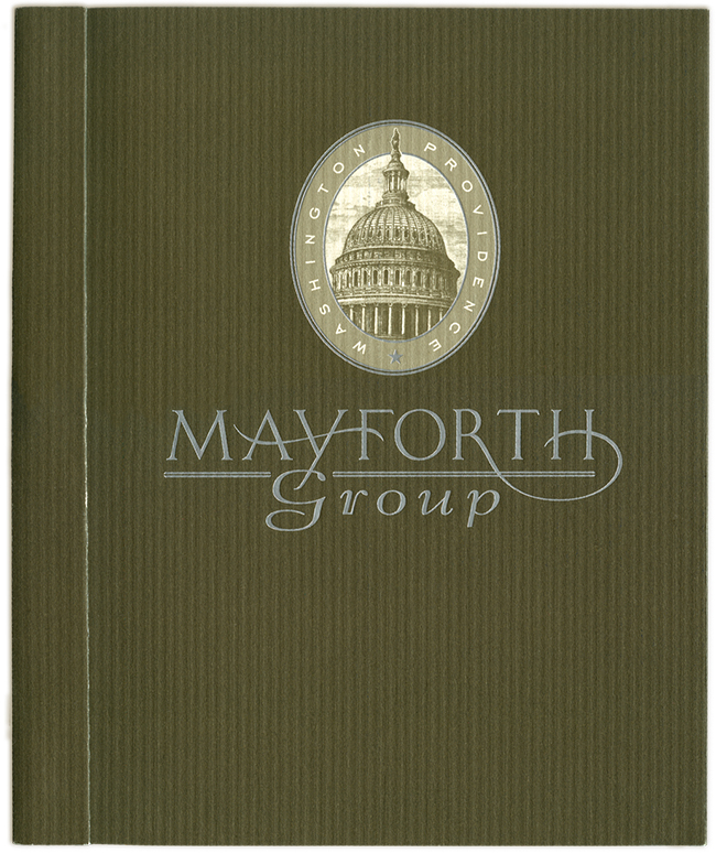 Mayforth Group Custom Binder, outside cover