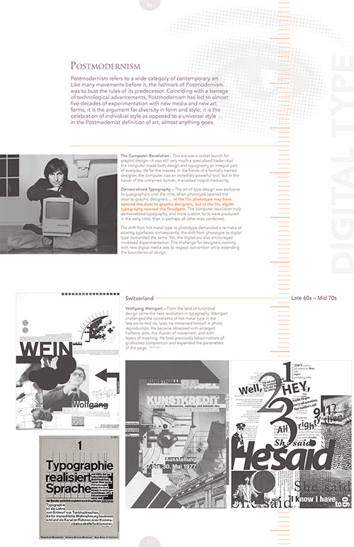 Page spread of The Post Modern Movement